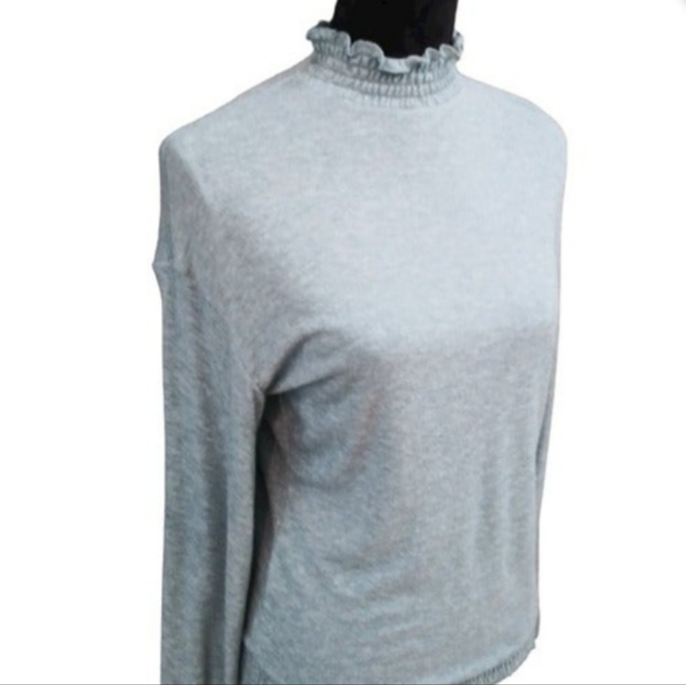 A New Day High neck Smocked Tshirt Green Size S - Picture 4 of 5